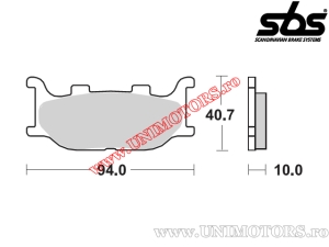 Πίσω τακάκια φρένων - SBS 691HF (κεραμικά) - (SBS)