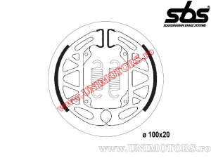 Πίσω τακάκι φρένου - 100x20mm SBS 2200 - (SBS)