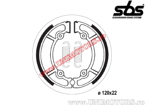 Πίσω τακάκι φρένου - 120x22mm SBS 2102 - (SBS)