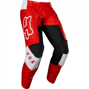 Παντελόνια enduro / cross FOX 180 LUX PANTS (κόκκινο - μαύρο): Μέγεθος - 32