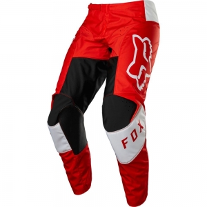 Παντελόνια enduro / cross FOX 180 LUX PANTS (κόκκινο - μαύρο): Μέγεθος - 32