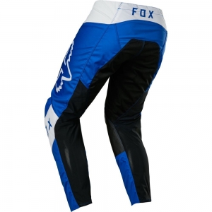 Παντελόνια enduro / cross FOX 180 LUX PANTS (μπλε - λευκό): Μέγεθος - 34