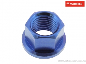 Παξιμάδι καπάκι Pro Bolt M6 x 1.00 x 16 mm τιτάνιο μπλε - Honda / Triumph / Yamaha - JM