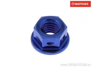 Παξιμάδι με γιακά Pro Bolt M8 x 1.25 mm τιτάνιο μπλε Racing - JM