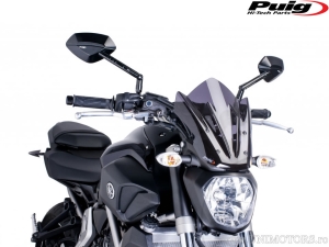 Παρμπρίζ αγώνων Puig naked καπνιστό - Yamaha MT-07 700 ('14-'16) / MT-07 700 A ABS ('14-'16) - Puig