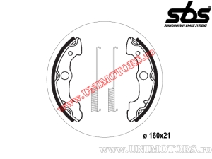 Πλακέτες φρένου εμπρός - 160x21mm SBS 2085 - (SBS)