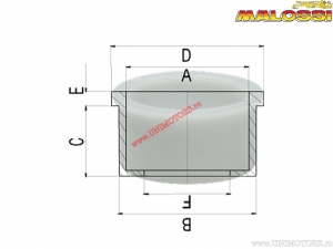 Προσαρμογέας μονωτήρα καρμπυρατέρ Dellorto (B10757B) - Malossi - χωρίς φωτογραφία!