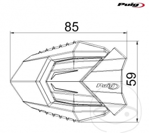 Προστασία κινητήρα - Aprilia Dorsoduro 1200 ('11-'13) / Dorsoduro 1200 ABS ATC ('11-'17) / Dorsoduro 750 SMV ('