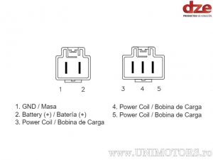 Ρελέ φόρτισης - Honda CBR 1000 RR ('06-'15) / CBR 1000 Fireblade ('04-'07) / CBR 1000 RA ('09-'17) - DZE