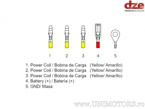 Ρελέ φόρτισης - Suzuki GS 650 / GS 750 / GS 500 E / GS 1000 / GS 550 / GS 450 / GSX 400 / GSX 1000 / GSX 750 / GSX 1