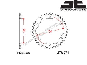 Σετ αλυσίδας Ducati 1098 / 1098 R / 1098 S - (DID / JT)