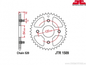 Σετ αλυσίδας - Honda AX1 250 (ιαπωνική έκδοση) - DID / JT