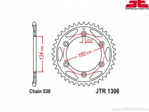 Σετ αλυσίδας - Honda CBR1000 RR-4 5 Fireblade SC57 ('04-'05) - DID / JT