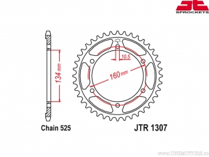 Σετ αλυσίδας - Honda CBR600 F 4i (έκδοση ΗΠΑ) ('01-'06) - DID / JT