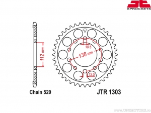 Σετ αλυσίδας - Honda CBR600 F4 (έκδοση ΗΠΑ) ('99-'00) - DID / JT