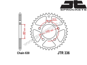 Σετ αλυσίδας Honda CBX 1000 ('78-'79) - (DID / JT)