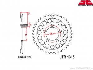 Σετ αλυσίδας - Honda NSR 250 R / SE / SP (MC21 / ιαπωνική έκδοση) ('90-'93) - DID / JT