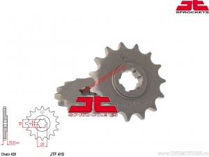 Σετ αλυσίδας - Hyosung RX125 D ('07-'10) / RX125 D ('11) / XRX125 ('99-'06) / XRX125 Funduro ('07-'08) - DID / JT