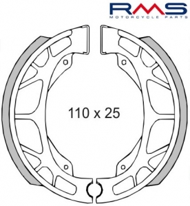 Σετ τακάκια φρένων - Aprilia Scarabeo 50cc / Honda 50-125cc / Kymco 50-150cc / Peugeot 50-125cc / PGO 50cc - RMS