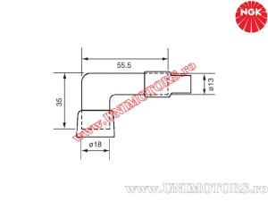 Σωλήνας βουζί LB05F - (NGK)