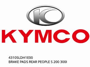 ΤΑΚΑΚΙΑ ΦΡΕΝΩΝ ΠΙΣΩ PEOPLE S 200 300I - 43105LDH1E00 - Kymco