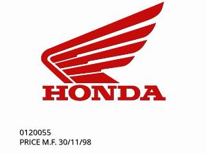 ΤΙΜΗ Μ.Φ. 30/11/98 - 0120055 - Honda