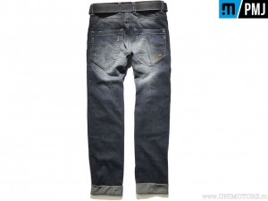 Τζιν μοτοσικλέτας / casual PMJ Jeans Leg14 Legend Caferacer Denim (σκούρο μπλε) - PM Jeans