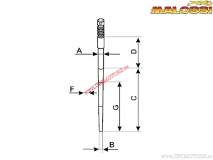 Ак дозатор карбуратор Dellorto (M4) - Malossi