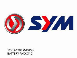 БАТЕРИЕН ПАКЕТ X10 - 1Y01GY601YS10БР - SYM