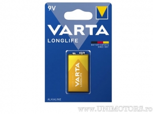 Батерия E-Block 6LP3146 Алкална Longlife 9V блистер - Varta