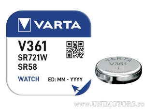 Батерия V361 Сребърна 1.55V блистер - Varta