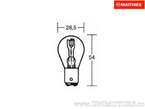 Бек BAX15D 6V 18/18W - JM