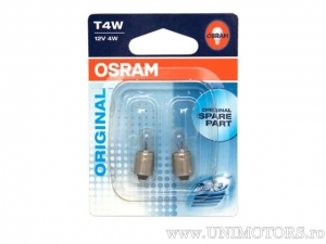 Бек T4W BA9S 12V 4W комплект в блистер 2бр. - Osram