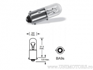 Бек T4W BA9S 12V 4W комплект в блистер 2бр. - Osram