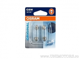 Блистер СВ8.5-8 12V 5W L: 36мм 2бр - Osram