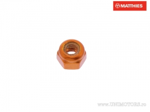 Заключваща гайка Pro Bolt M3 x 0.50 mm от алуминий в оранжев цвят - JM