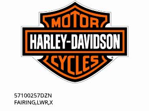 КАПАК,ДОЛЕН,Х - 57100257DZN - Harley-Davidson