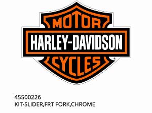 КОМПЛЕКТ-СЛАЙДЕР, ПРЕДНА ВИЛКА, ХРОМ - 45500226 - Harley-Davidson