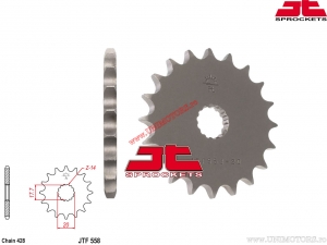 Комплект верига - Derbi 125 GPR Nude ('04-'08) / 125 GPR Racing ('04-'08) - DID / JT / PBR