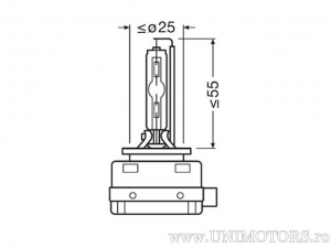 Ксенонова крушка D1S PK32d-2 NIGHT BREAKER LASER 85V 35W - Osram