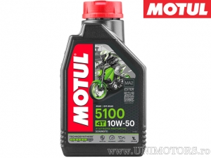 Масло Motul 5100 - полусинтетично 10W50 4T 1L