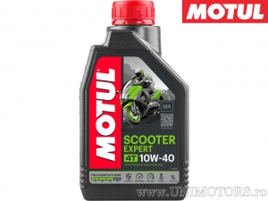 Масло Motul Scooter Expert - 100% синтетично 10W40 4T 1L