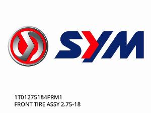 ПРЕДЕН ГУМЕН МОНТАЖ 2.75-18 - 1T01275184PRM1 - SYM