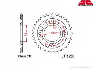 Пиньон заден Honda CB 500 T Twin ('74-'77) - JTR 280 - JT