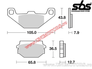 Предна спирачна накладка - SBS 150HF (керамични) - (SBS)