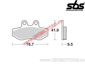 Предна спирачна накладка - SBS 190HF (керамични) - (SBS)