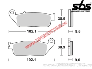 Предна спирачна накладка - SBS 700HS (метални / синтеровани) - (SBS)