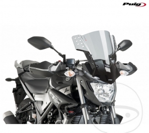 Предна стъклена панела - Aprilia Shiver 750 SL ('07-'09) / Aprilia Shiver 750 SL ABS ('08-'09) - JM