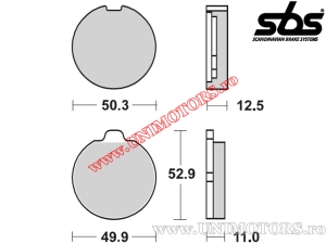 Предни накладки за спирачка - SBS 511HF (керамични) - (SBS)