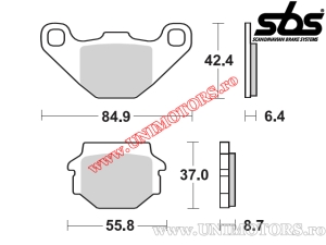 Предни спирачни накладки - SBS 541HF (керамични) - (SBS)